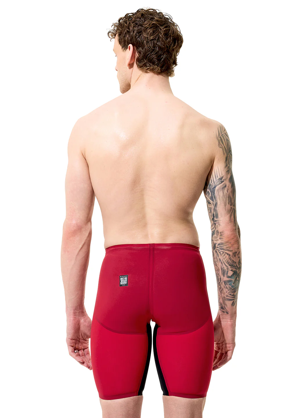 Speedo Men's LZR Valor 2.0 High Waist Jammer Tech Suit Swimsuit - Image 89
