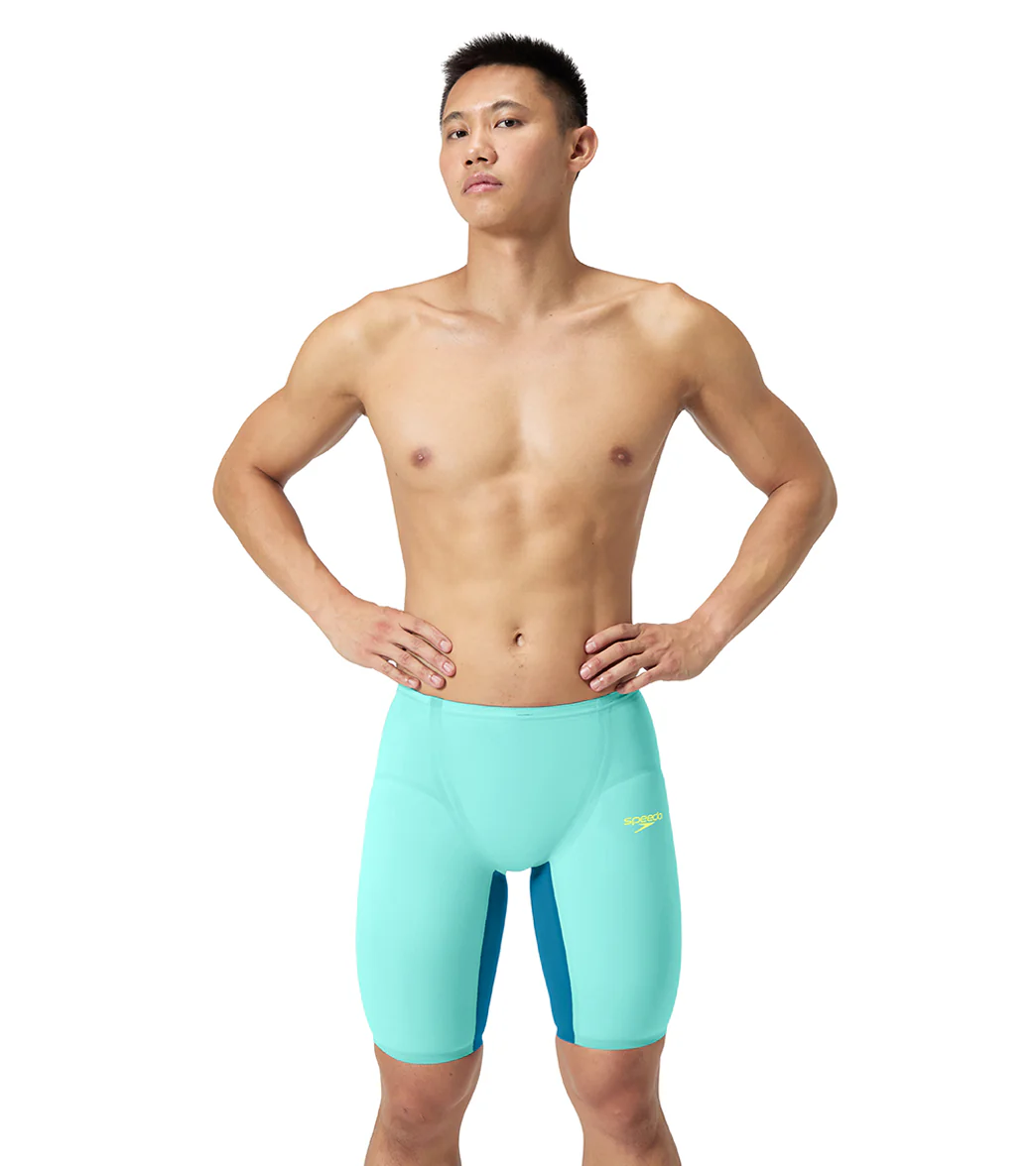 Speedo Men's LZR Valor 2.0 High Waist Jammer Tech Suit Swimsuit - Image 93
