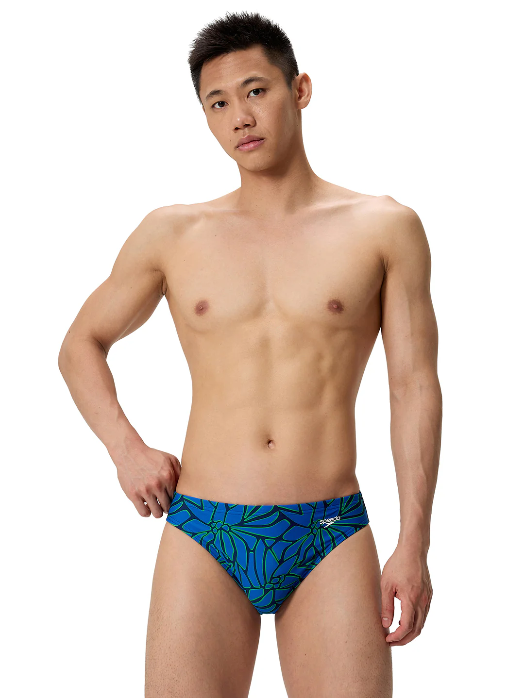 Speedo Men's Petal Polygon Brief Swimsuit - Image 17