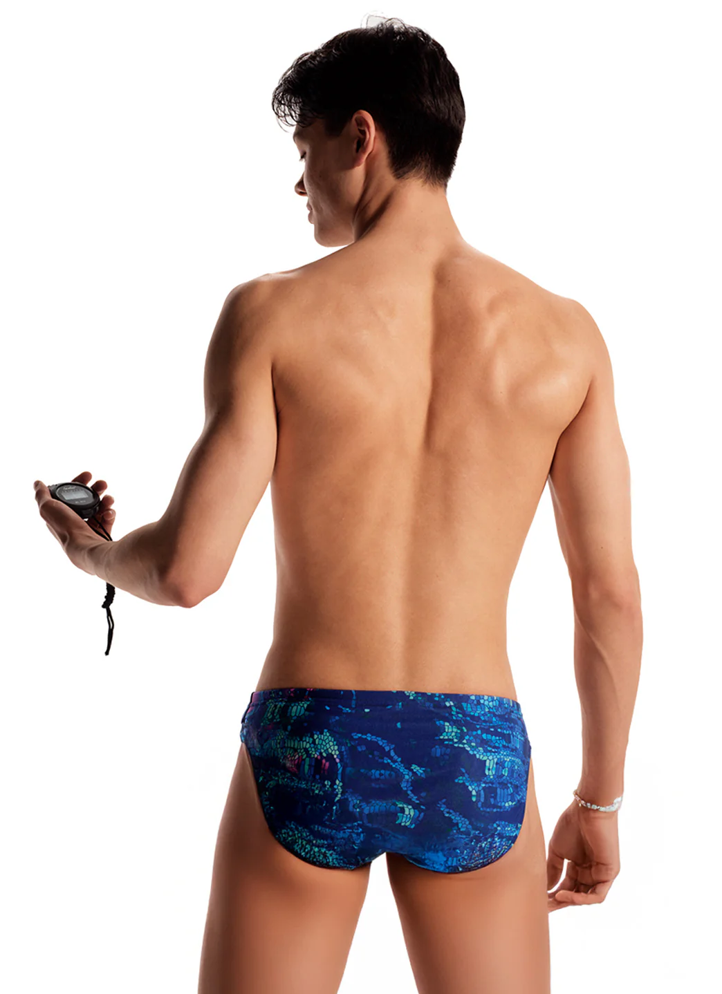 Speedo Men's Printed Brief Swimsuit - Image 13