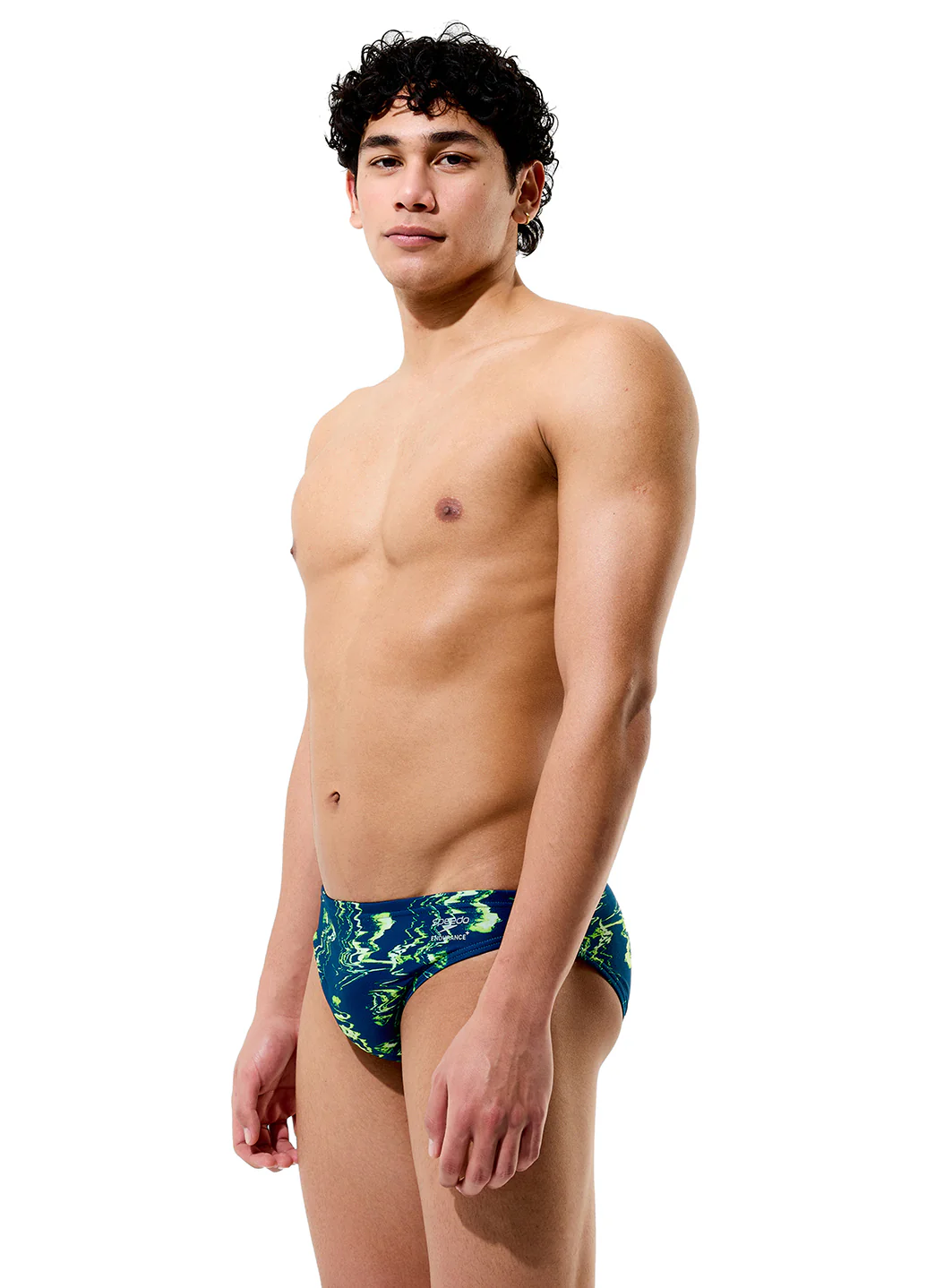 Speedo Men's Printed Brief Swimsuit - Image 4