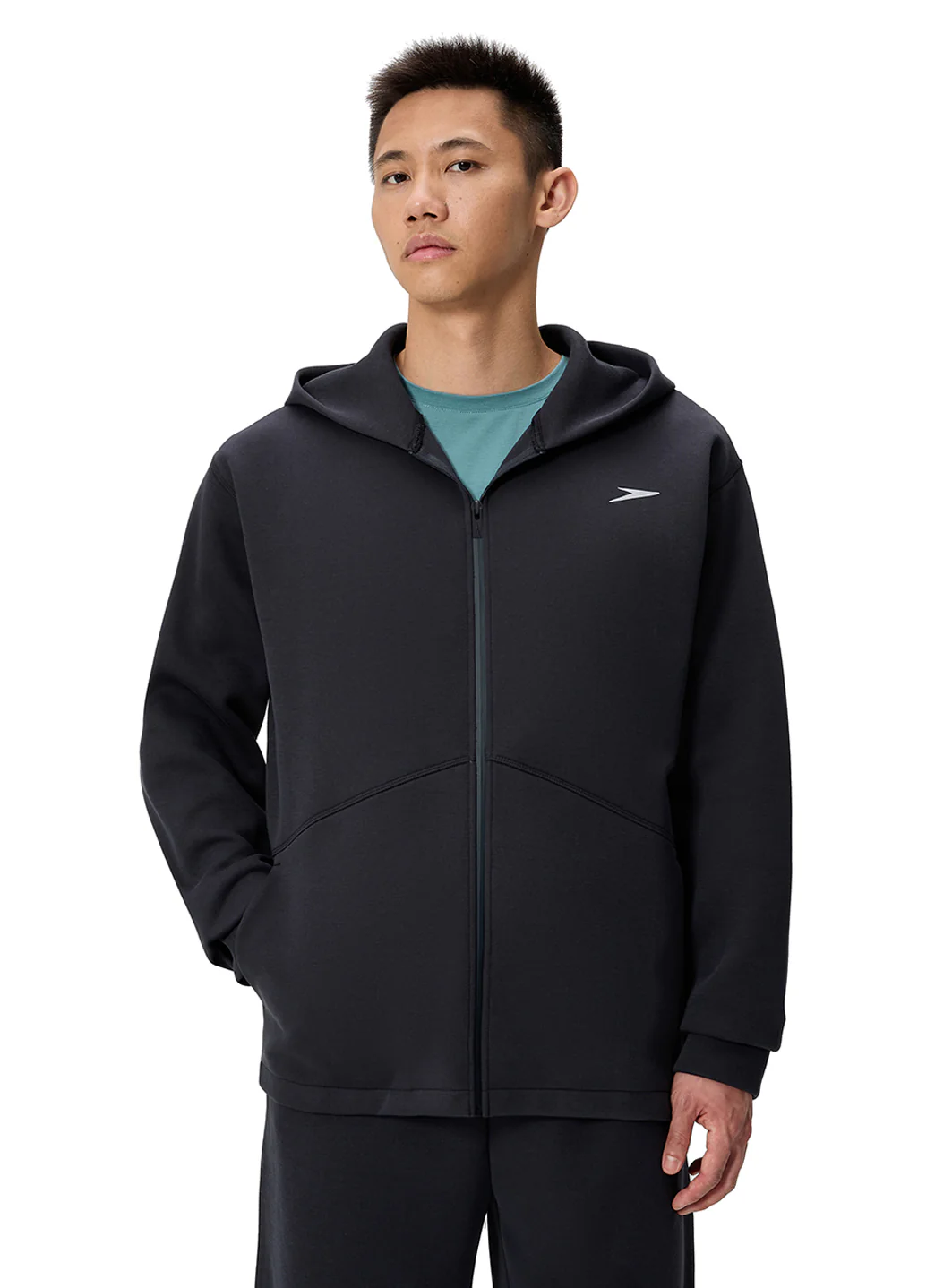 Speedo Men's Pro Fleece Full Zip Hoodie - Image 2