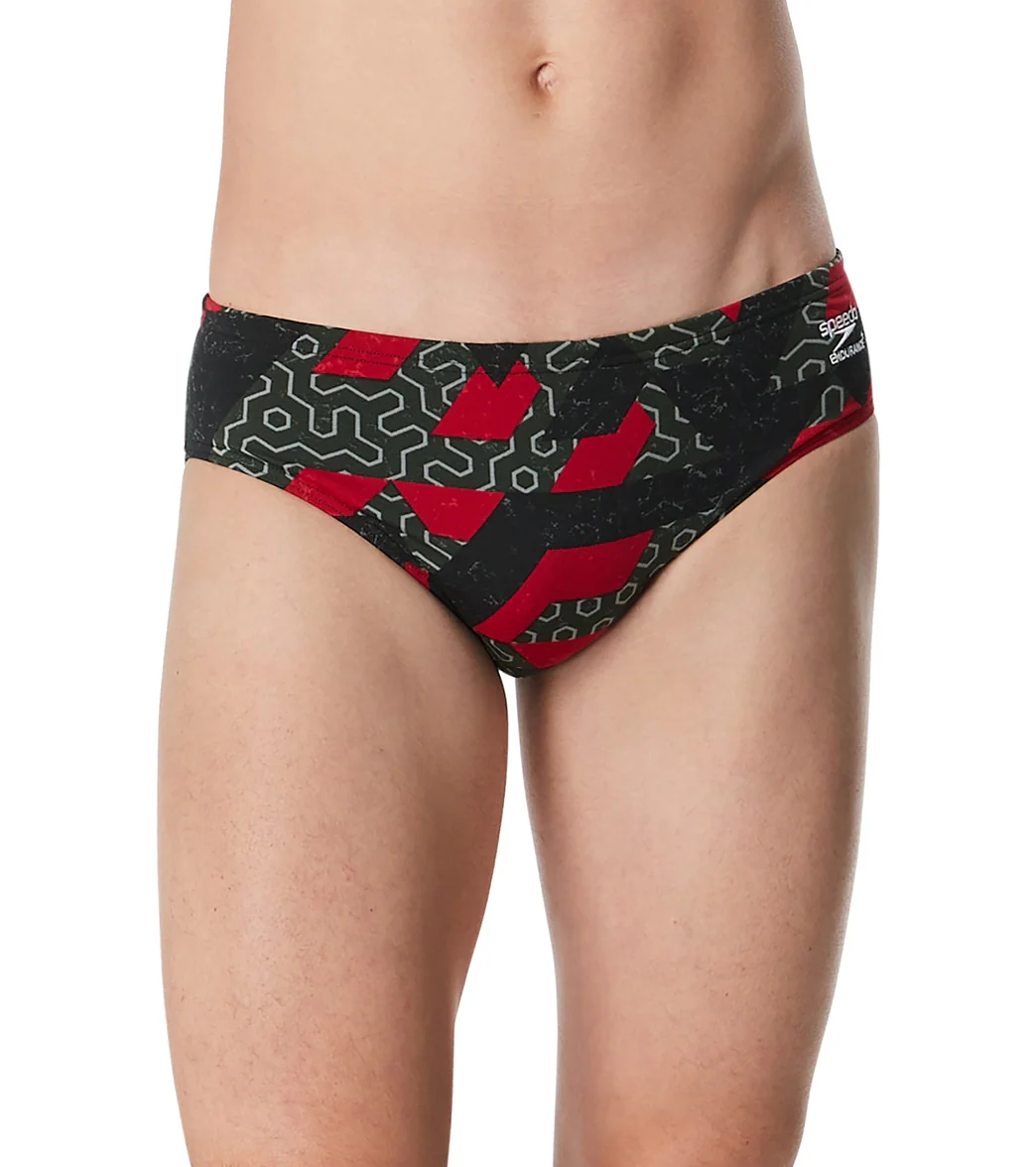 Speedo Men's Ruse Blocks Brief Swimsuit - Image 12