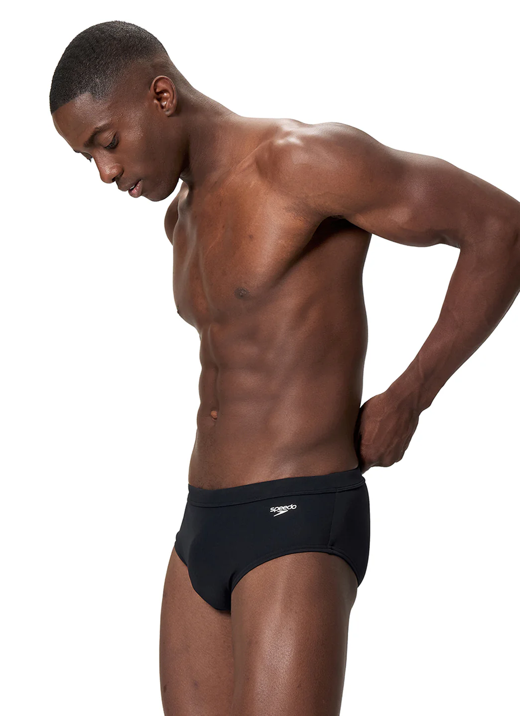 Speedo Men's Solid The Speedo 5" Brief Swimsuit - Image 4