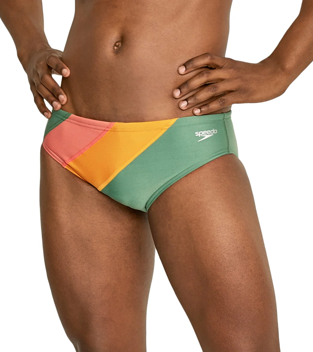 Speedo Vibe Men's Color Blocked One Brief Swimsuit - Image 15
