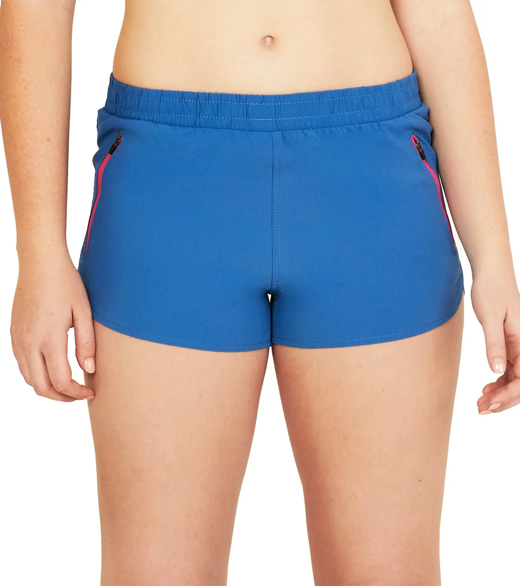 Speedo Women's Color Block Woven Shorts - Image 14