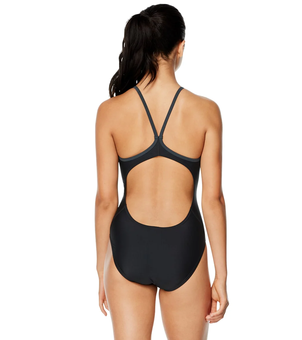 Speedo Women's Color Blocked Flyer One Piece Swimsuit - Image 6