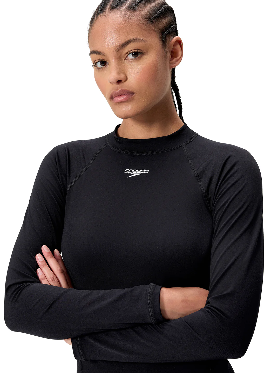 Speedo Women's Endurance+ Long Sleeve Rash Guard - Image 18