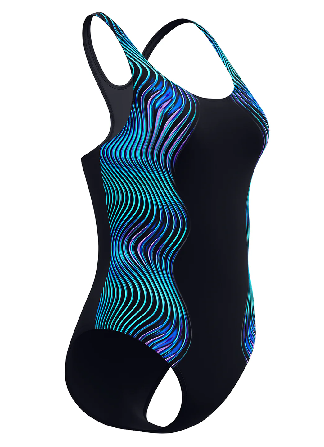 Speedo Women's Engineered Print Medalist One Piece Swimsuit - Image 4