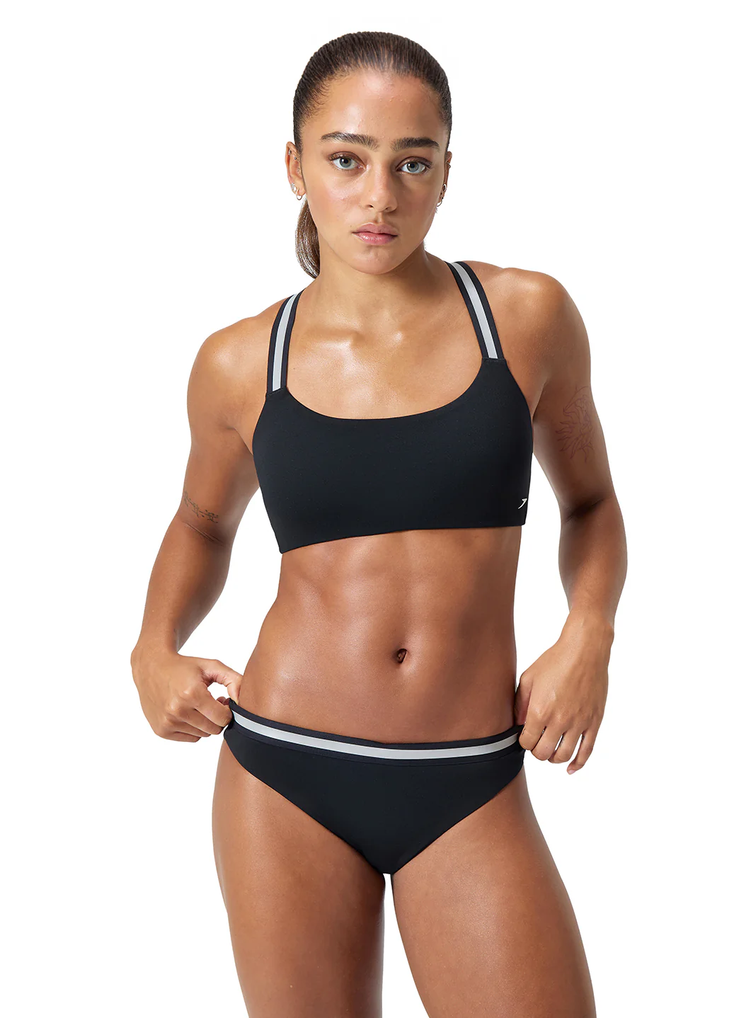 Speedo Women's Performance Two Piece Swimsuit Set - Image 3