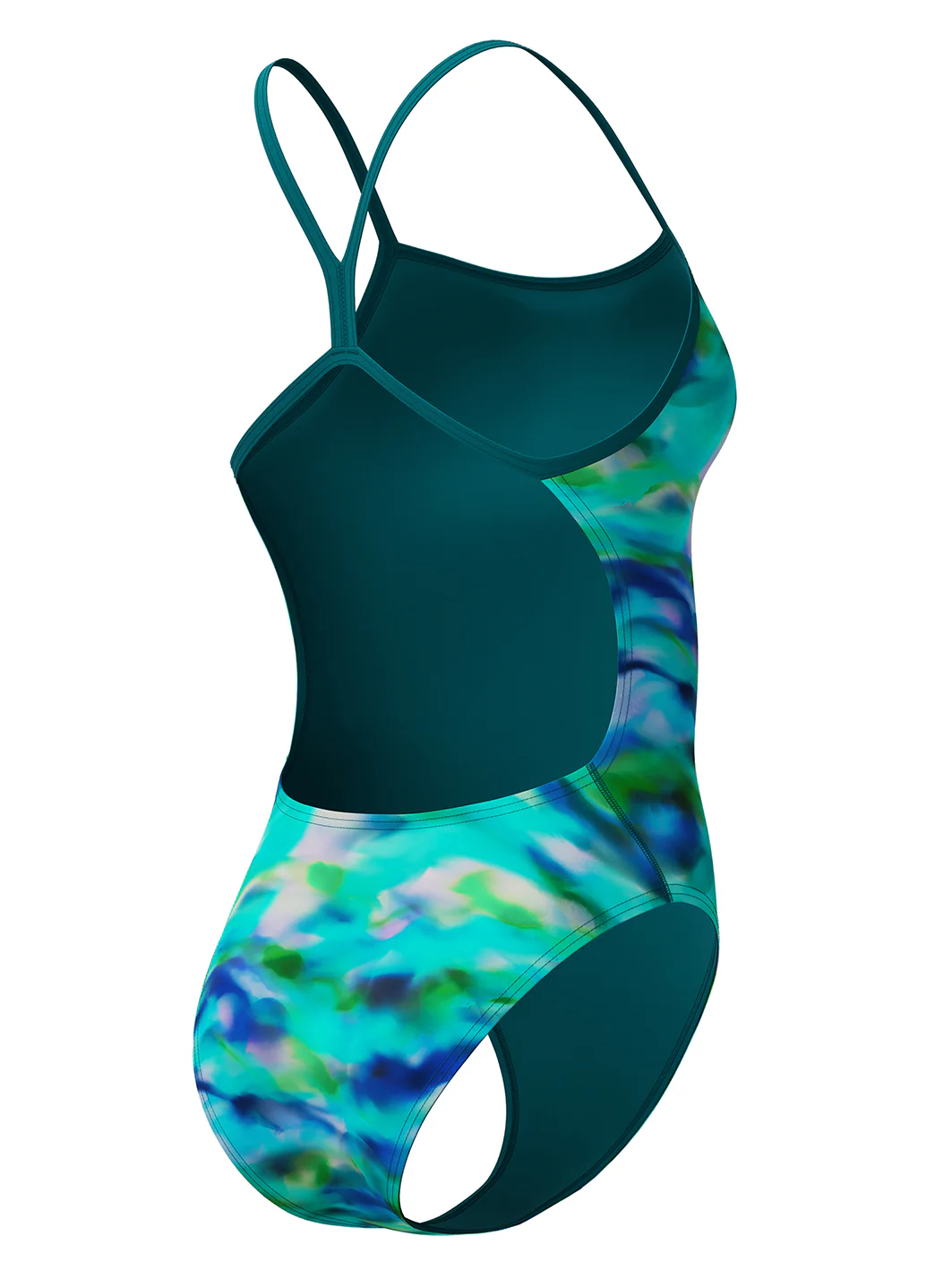 Speedo Women's Printed 2.0 V-Back One Piece Swimsuit - Image 14