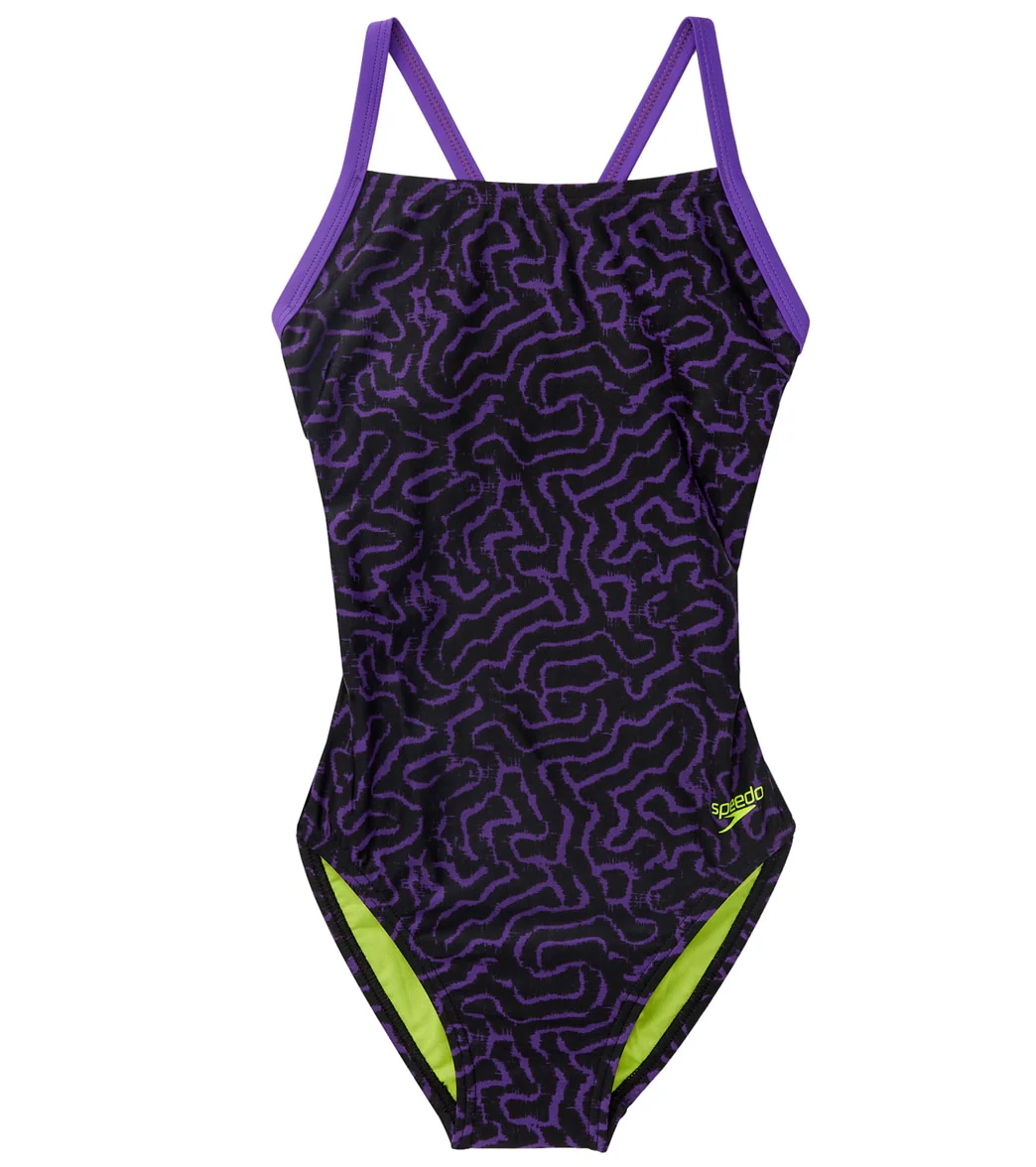 Speedo Women's Race Maze Flyback One Piece Swimsuit - Image 23