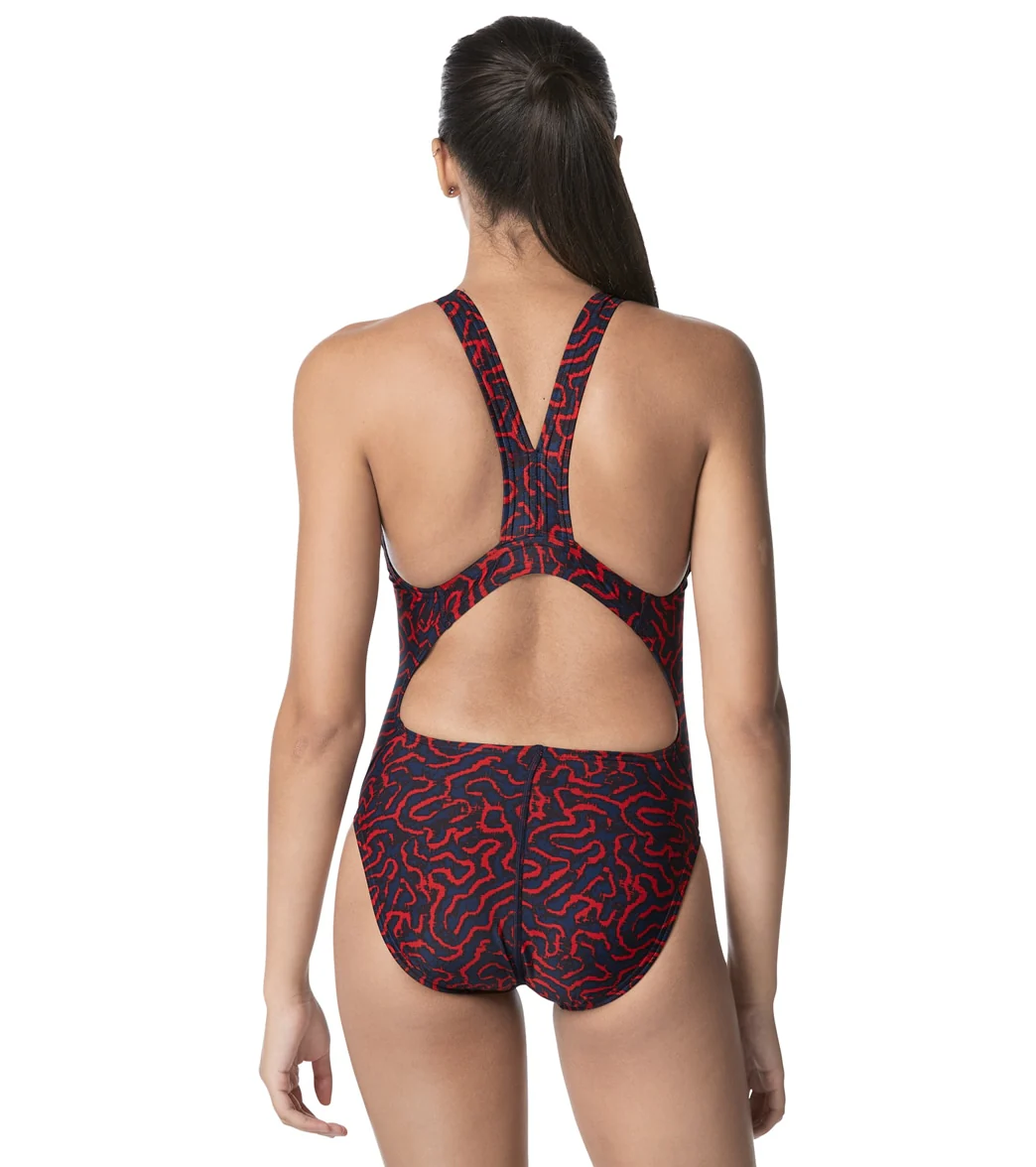 Speedo Women's Race Maze Super Proback One Piece Swimsuit - Image 5