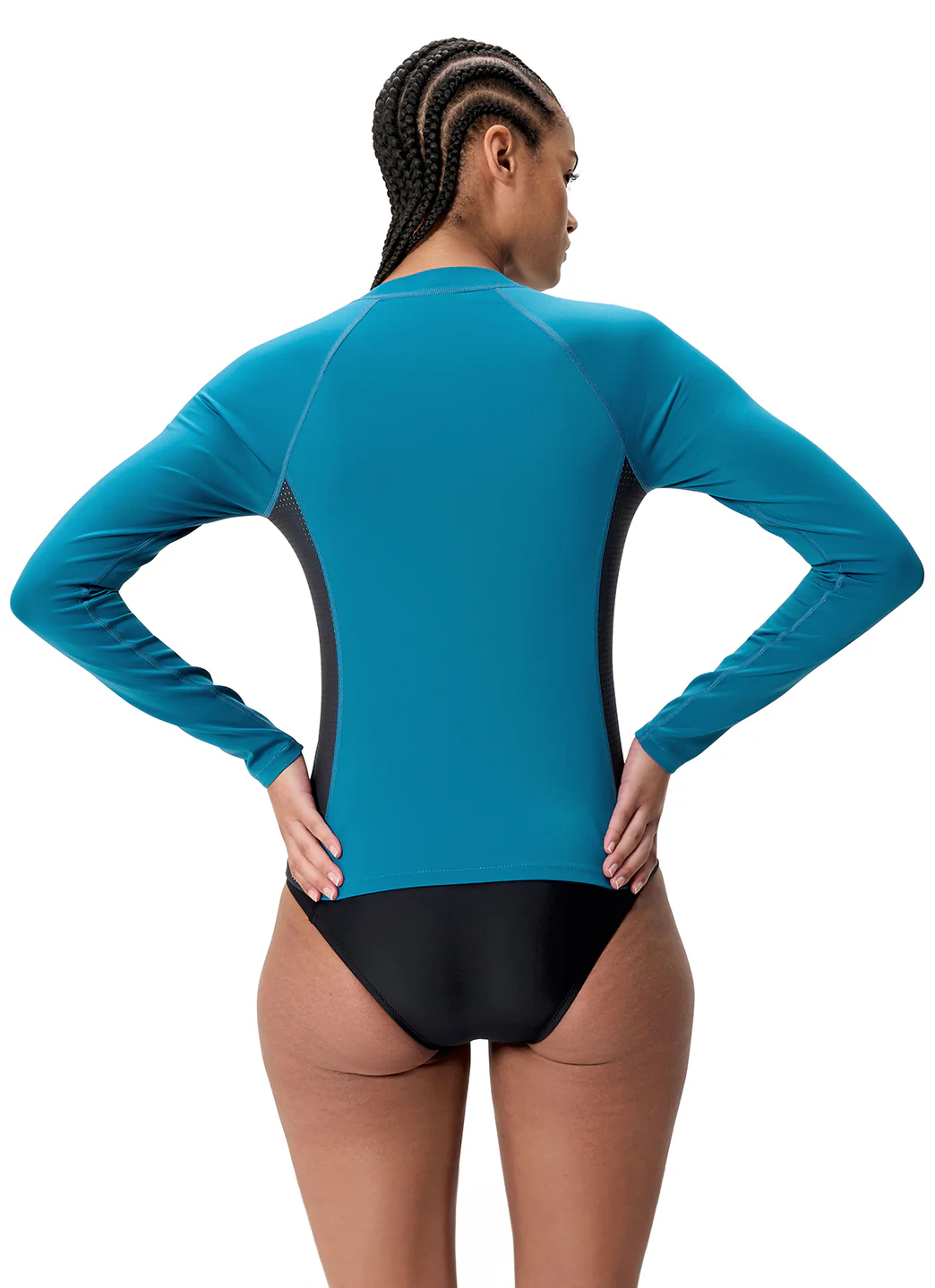 Speedo Women's Scuba Flex Long Sleeve Rash Guard - Image 4