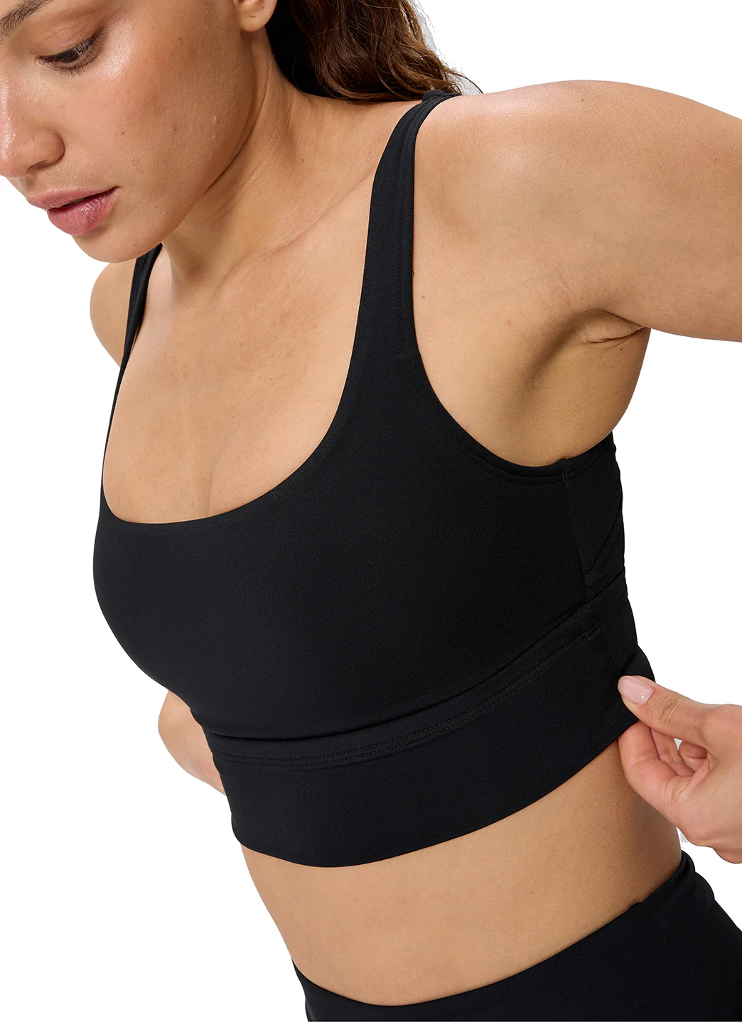 Speedo Women's Solid Square Neck Bikini Top - Image 16