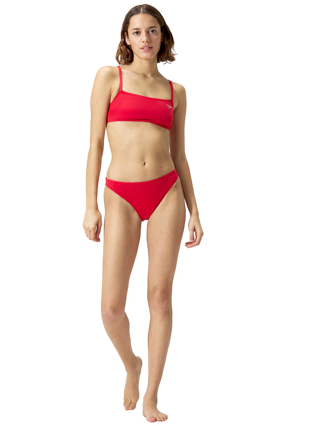 Speedo Women's Solid Strappy Bikini Top - Image 5