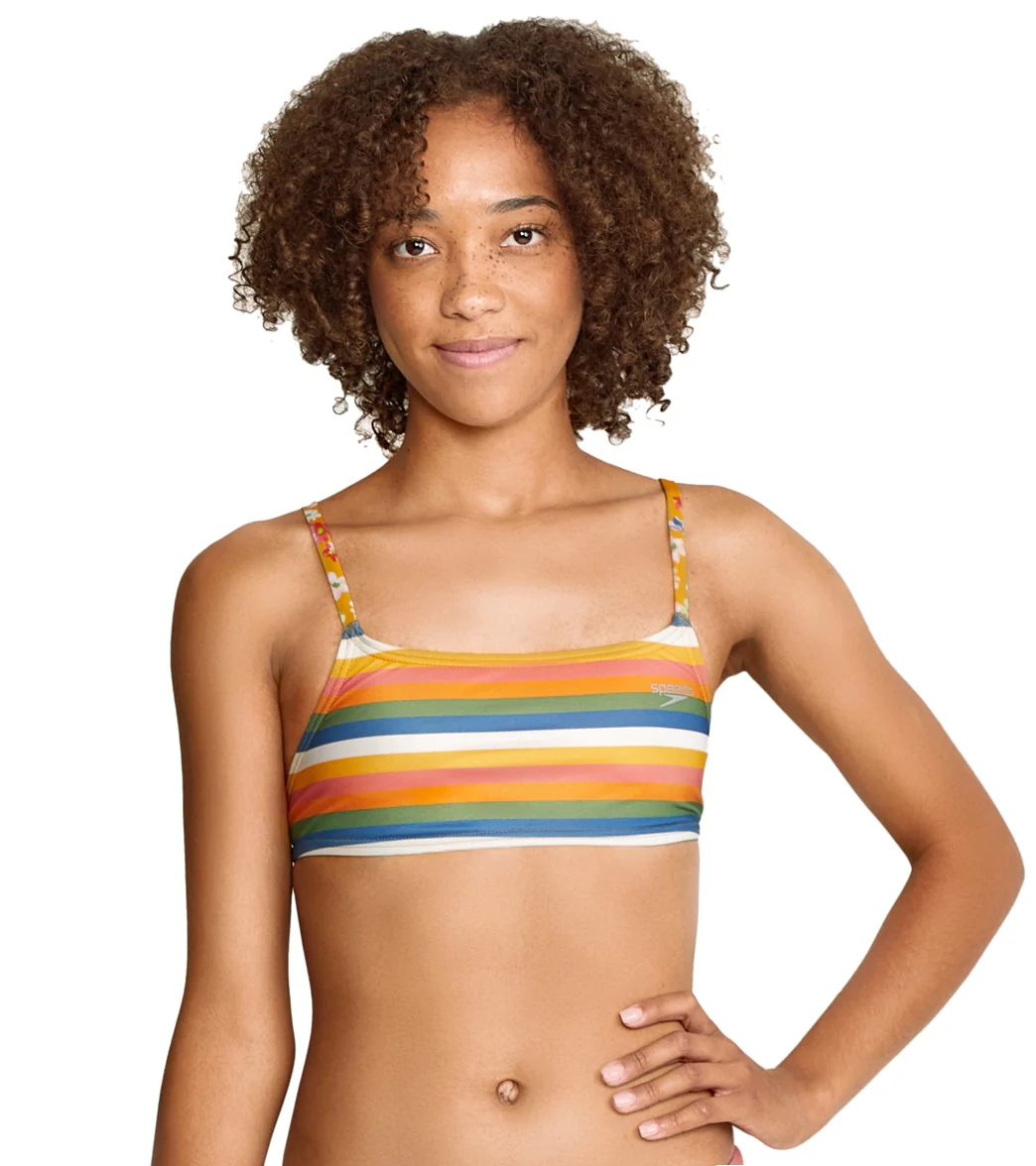 Speedo Women's Strappy Fixed Back Bikini Top - Image 68
