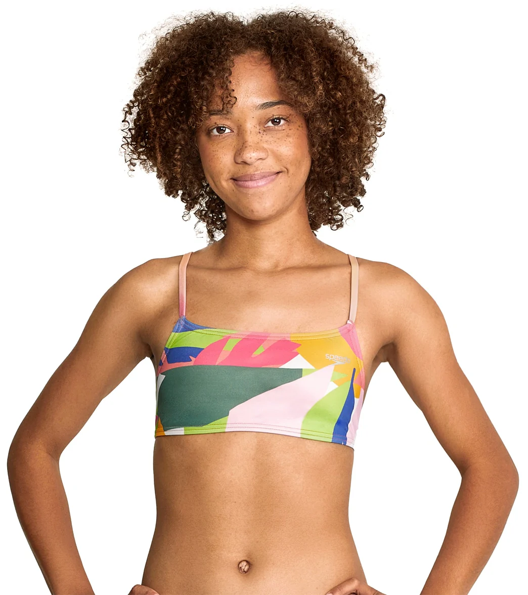 Speedo Women's Strappy Fixed Back Bikini Top - Image 8