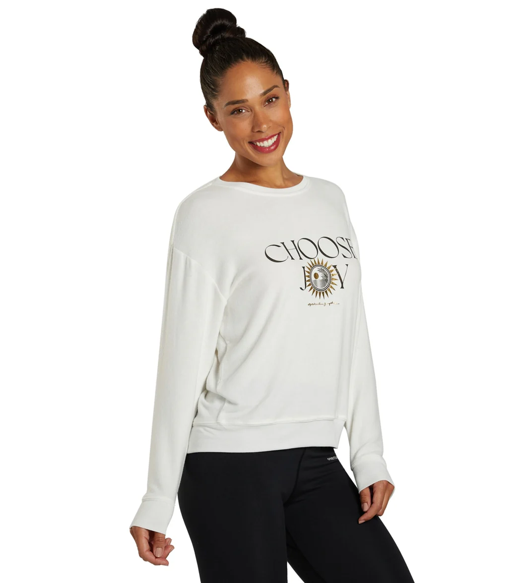Spiritual Gangster Choose Joy Savasana Sweater - Image 2