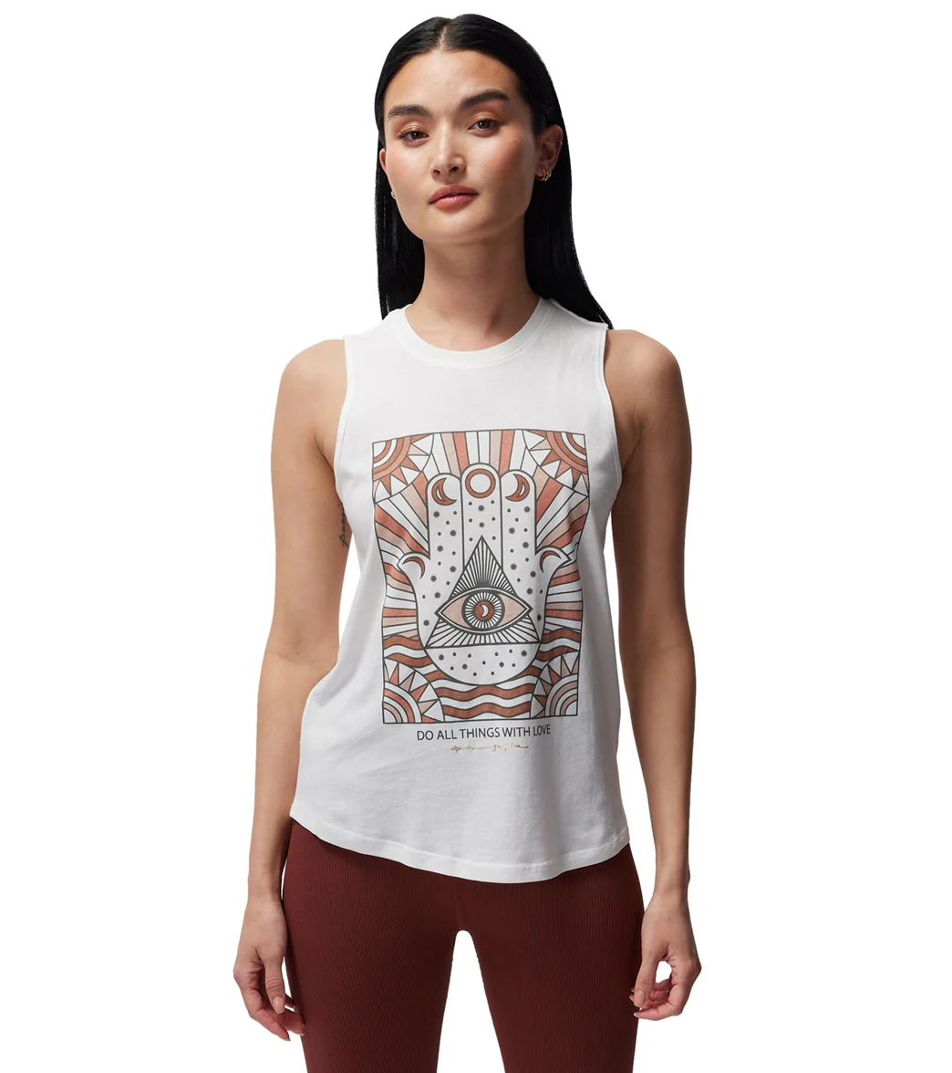 Spiritual Gangster Do All Things With Love Muscle Tank - Image 6