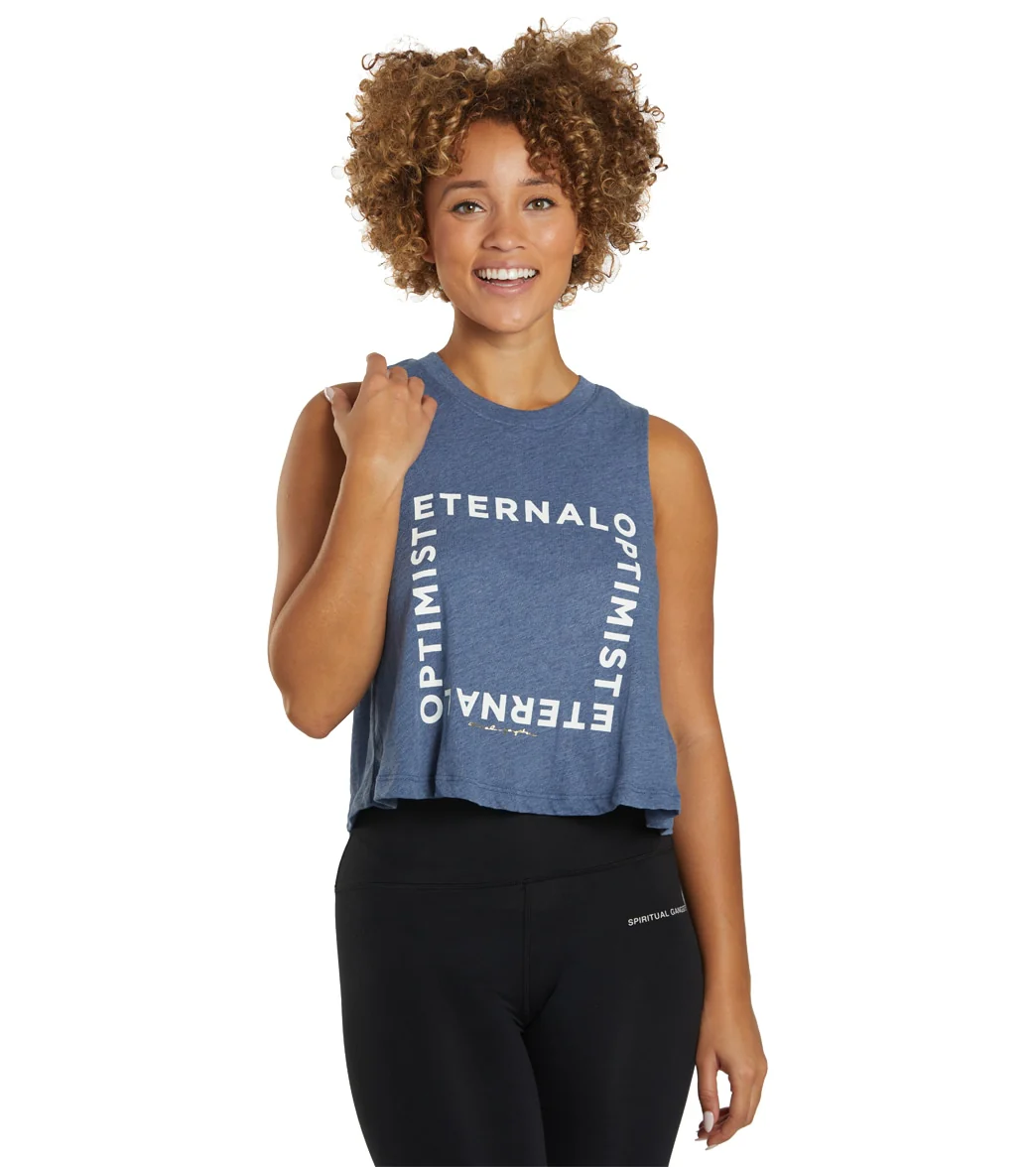 Spiritual Gangster Eternal Optimist Crop Tank - Image 6