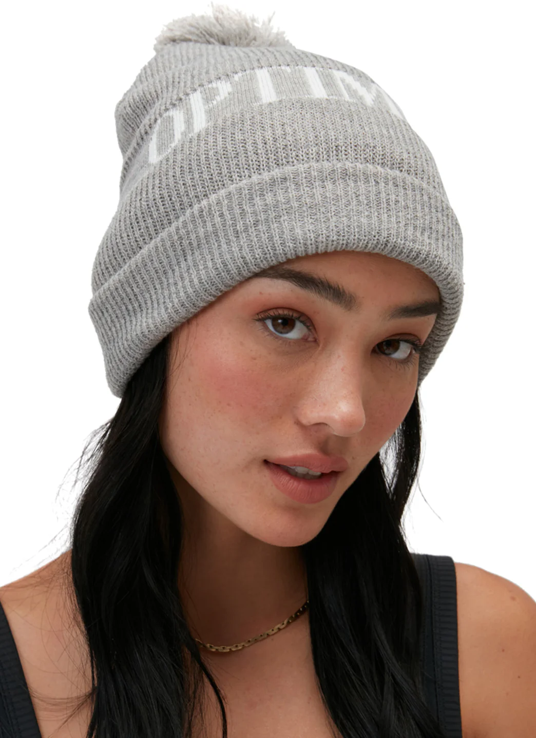 Spiritual Gangster Eternal Optimist Pom Pom Beanie