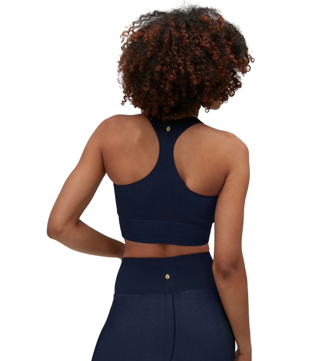 Spiritual Gangster High Neck Jacquard Bra - Image 2