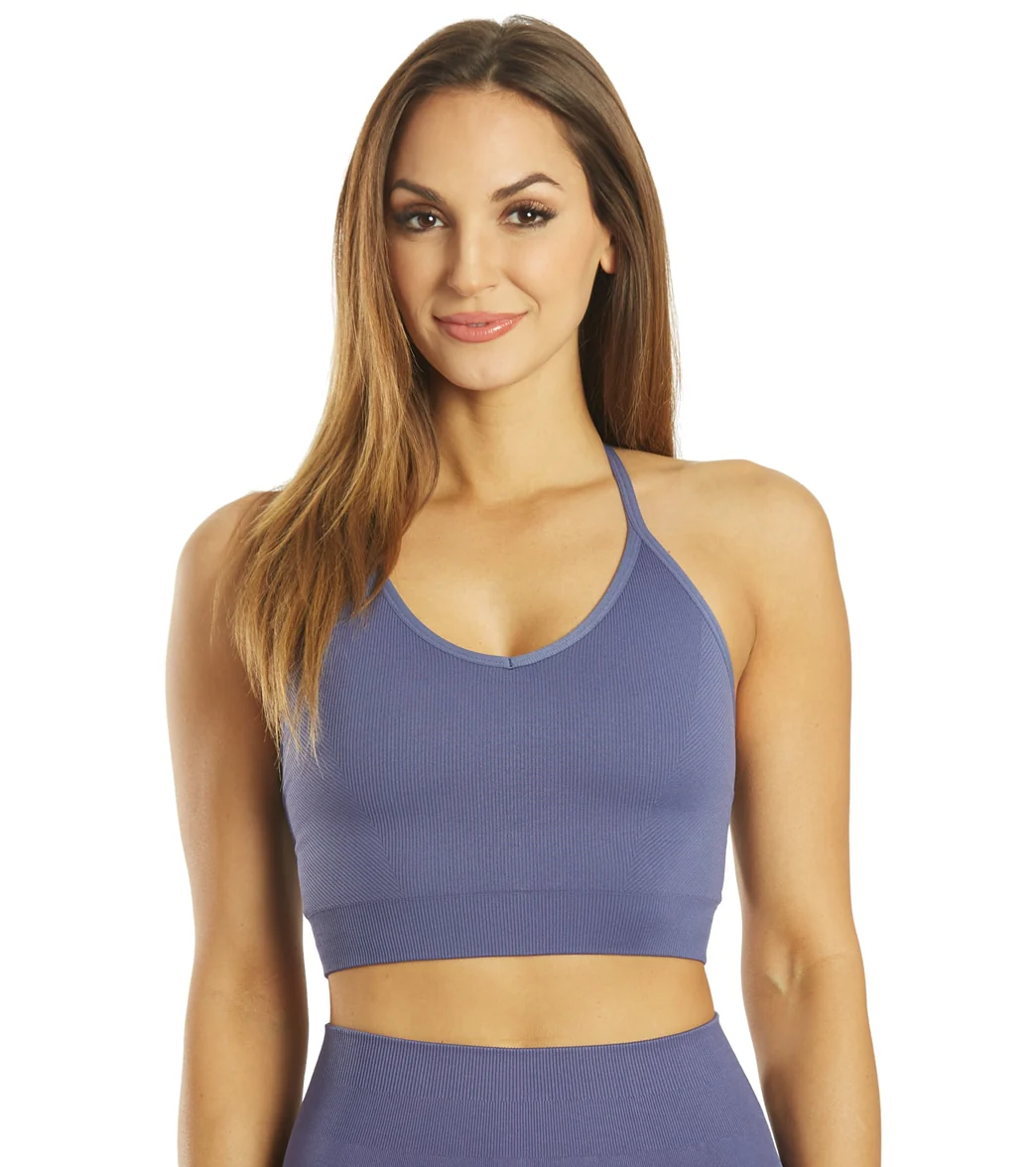 Spiritual Gangster Icon T-Back Sports Bra - Image 15