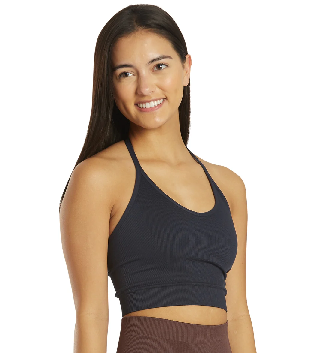 Spiritual Gangster Icon T-Back Sports Bra - Image 30