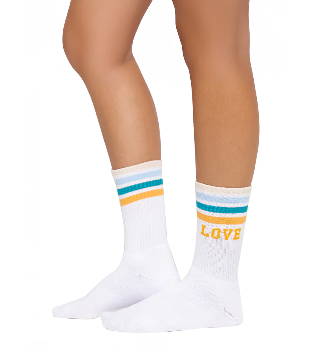 Spiritual Gangster Love Crew Sock - Image 6