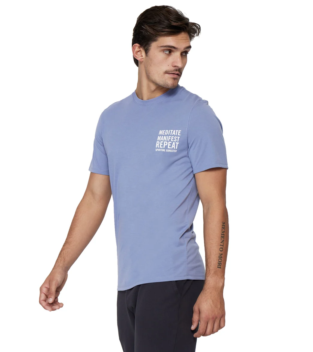 Spiritual Gangster Meditate Namaste Dry S/s Tee - Image 2
