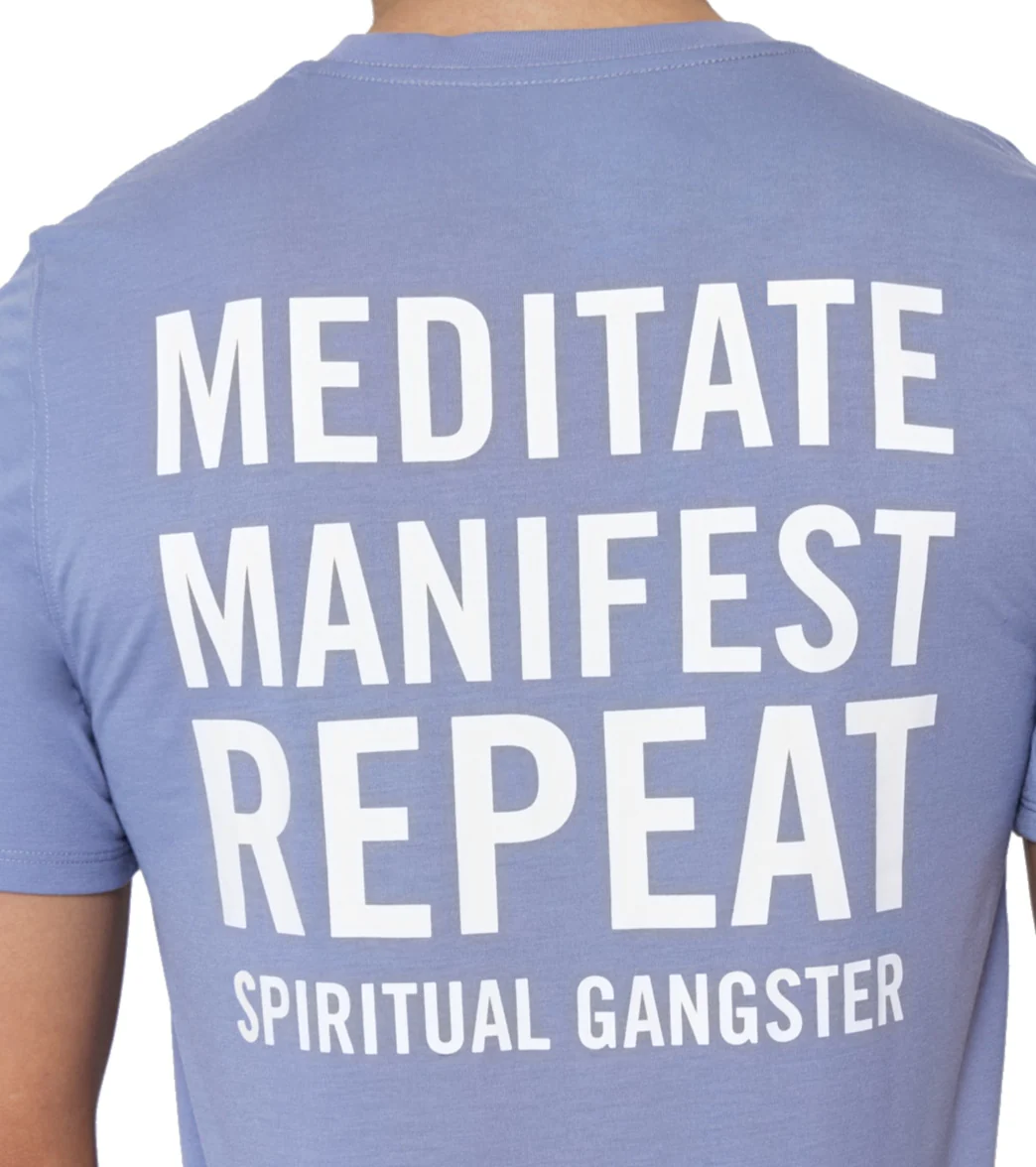 Spiritual Gangster Meditate Namaste Dry S/s Tee - Image 4