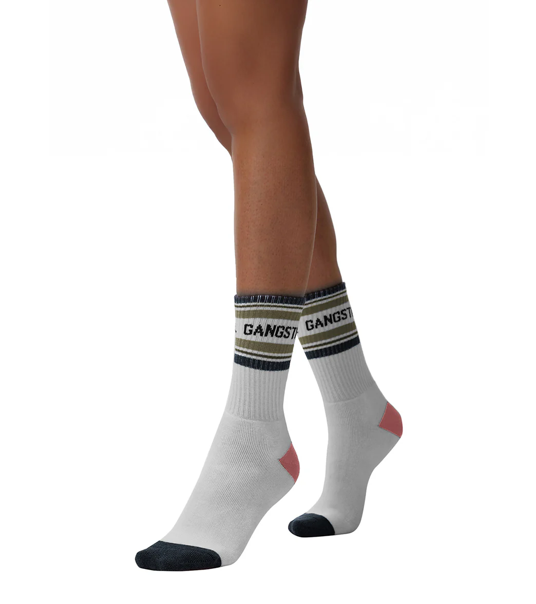 Spiritual Gangster SG Stripe Crew Sock - Image 4