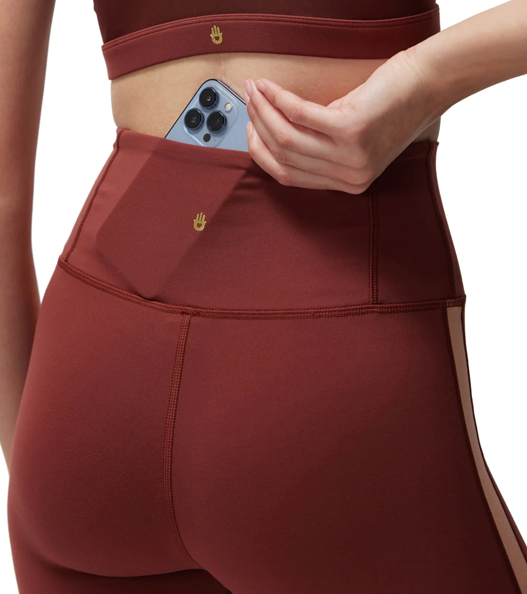 Spiritual Gangster Velo Dream Tech Eco Jersey High Waisted 7/8 Legging - Image 4