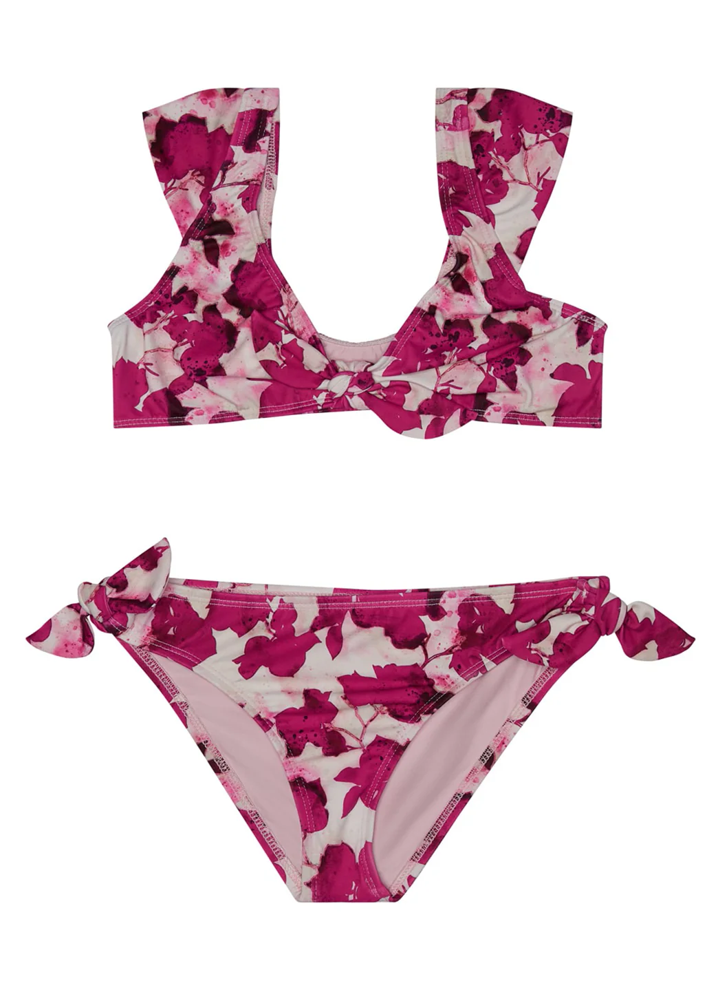 Splendid Girls' Bougainvillea Knot Two Piece Bikini Set (Big Kid)