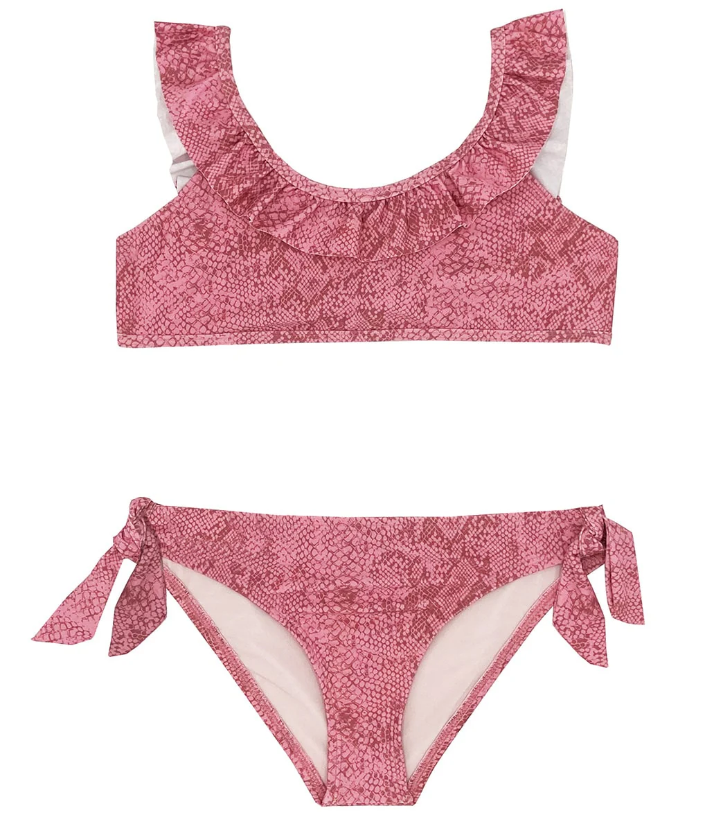 Splendid Girls' Charmer Ruffle Two Piece Bikini Set (Big Kid) - Image 4