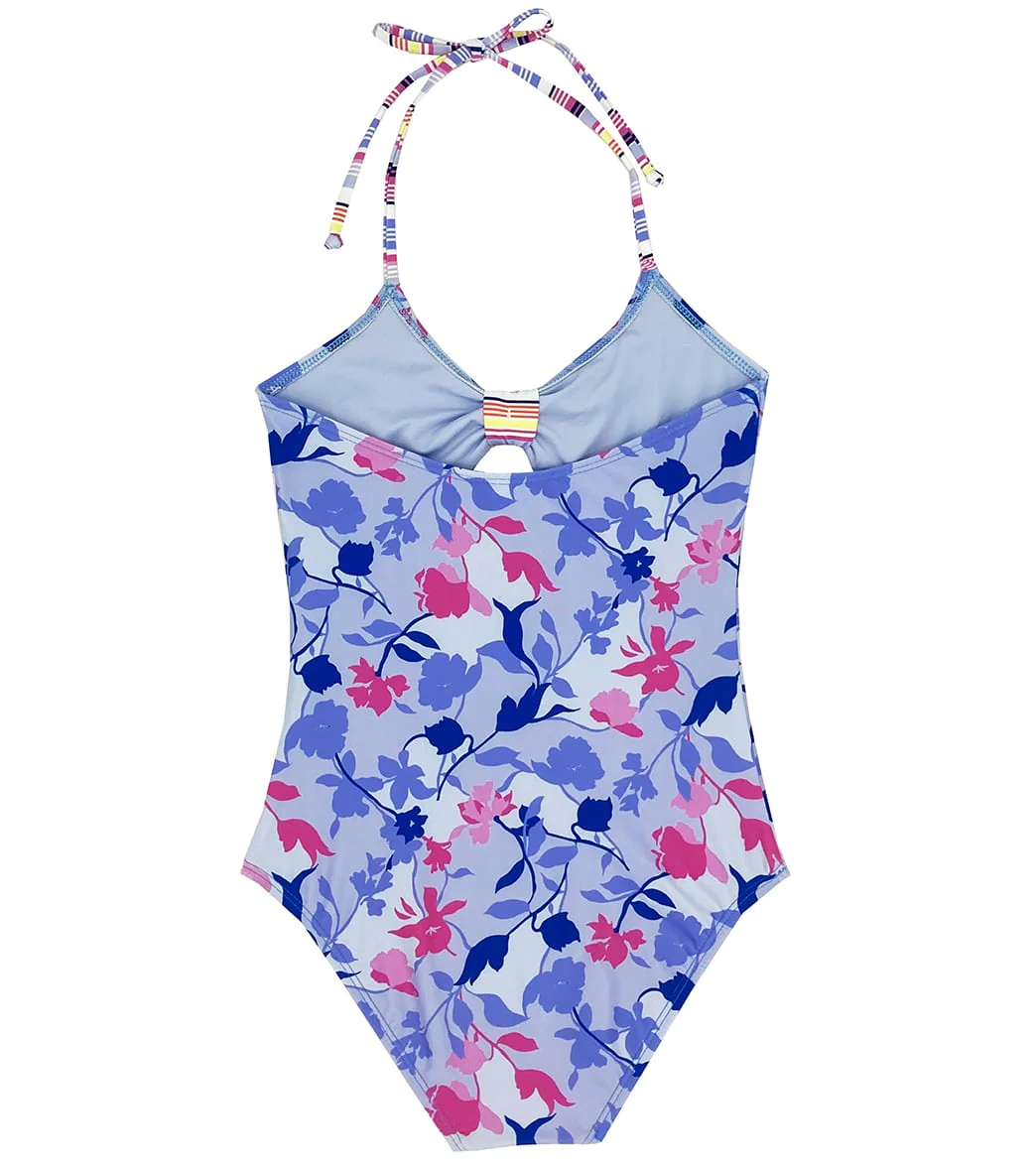 Splendid Girls' Floral Flurry One Piece Swimsuit (Big Kid) - Image 2