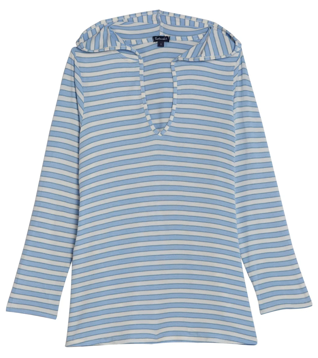 Splendid Girls Girls' Parallels Hoodie Tunic Cover Up (Big Kid) - Image 4