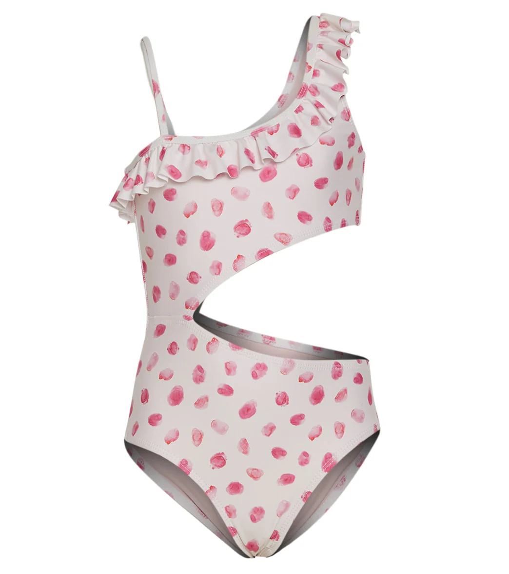 Splendid Girls Girls' Wild One Ruffle One Piece Swimsuit (Big Kid)