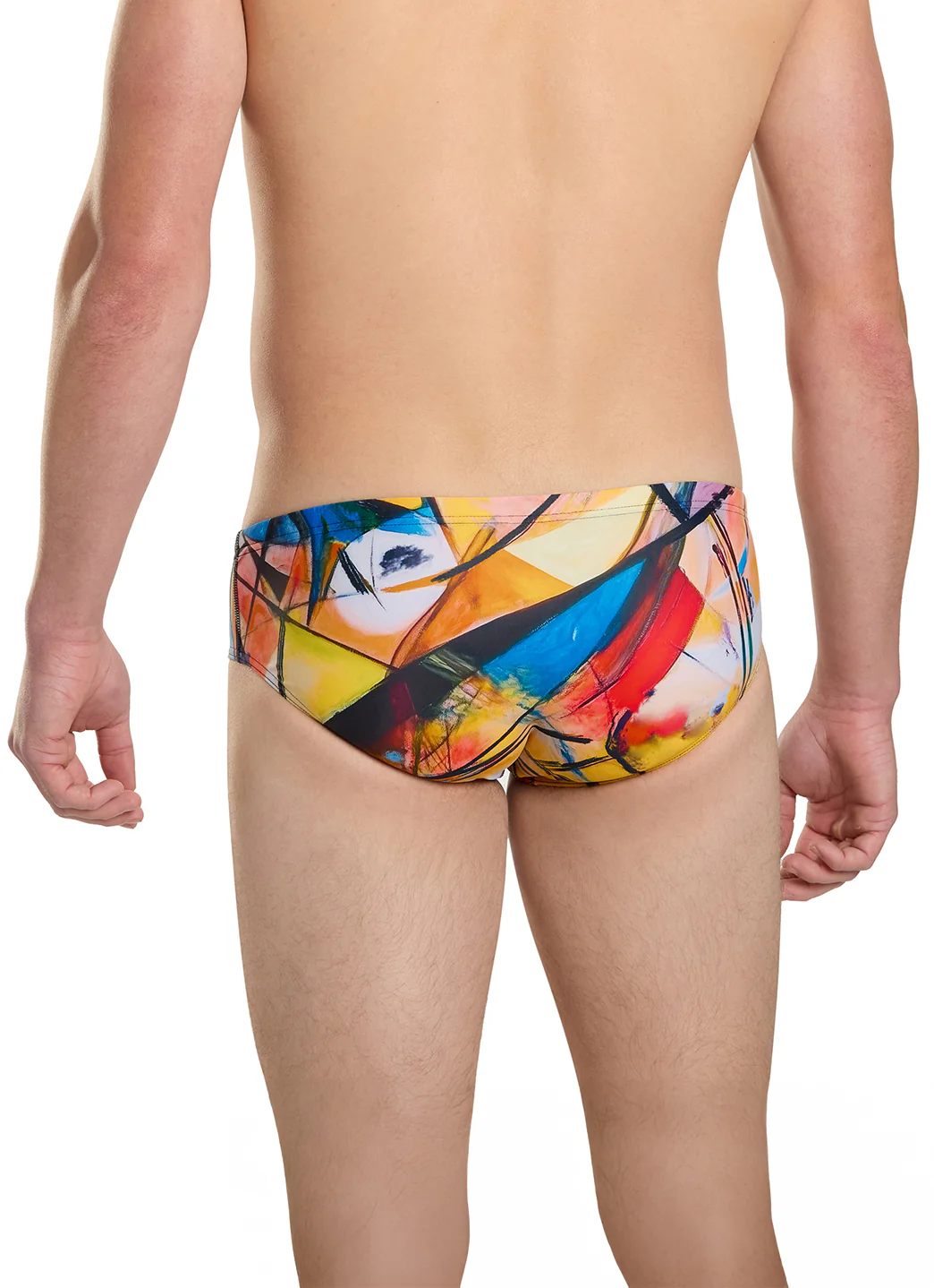Sporti Abstract Composition Brief Swimsuit (26-40) - Image 10