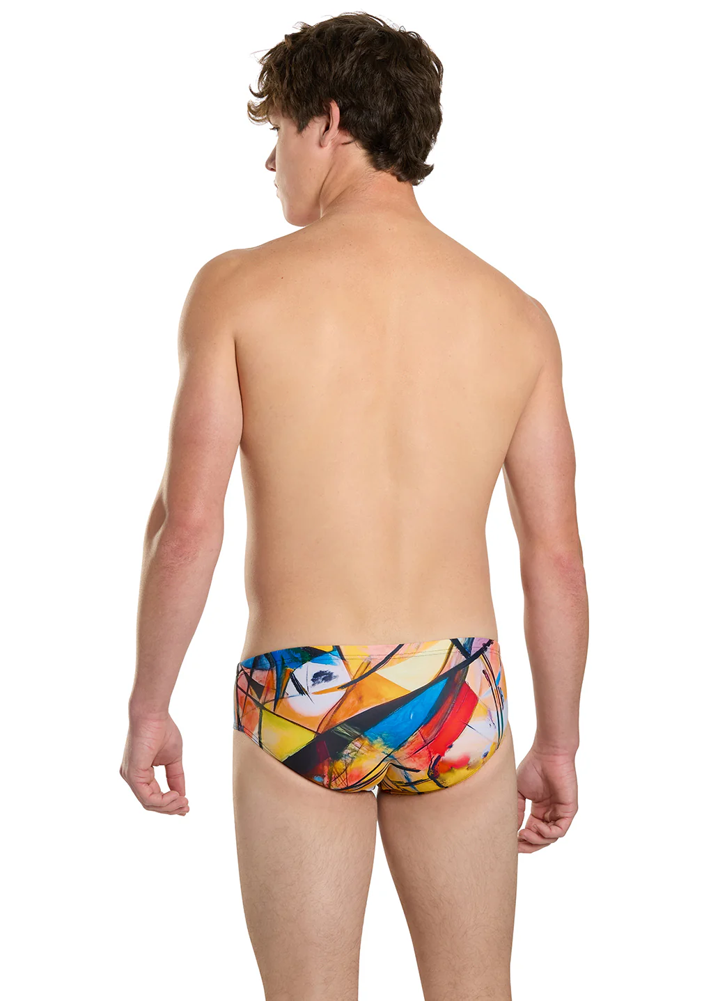 Sporti Abstract Composition Brief Swimsuit (26-40) - Image 5