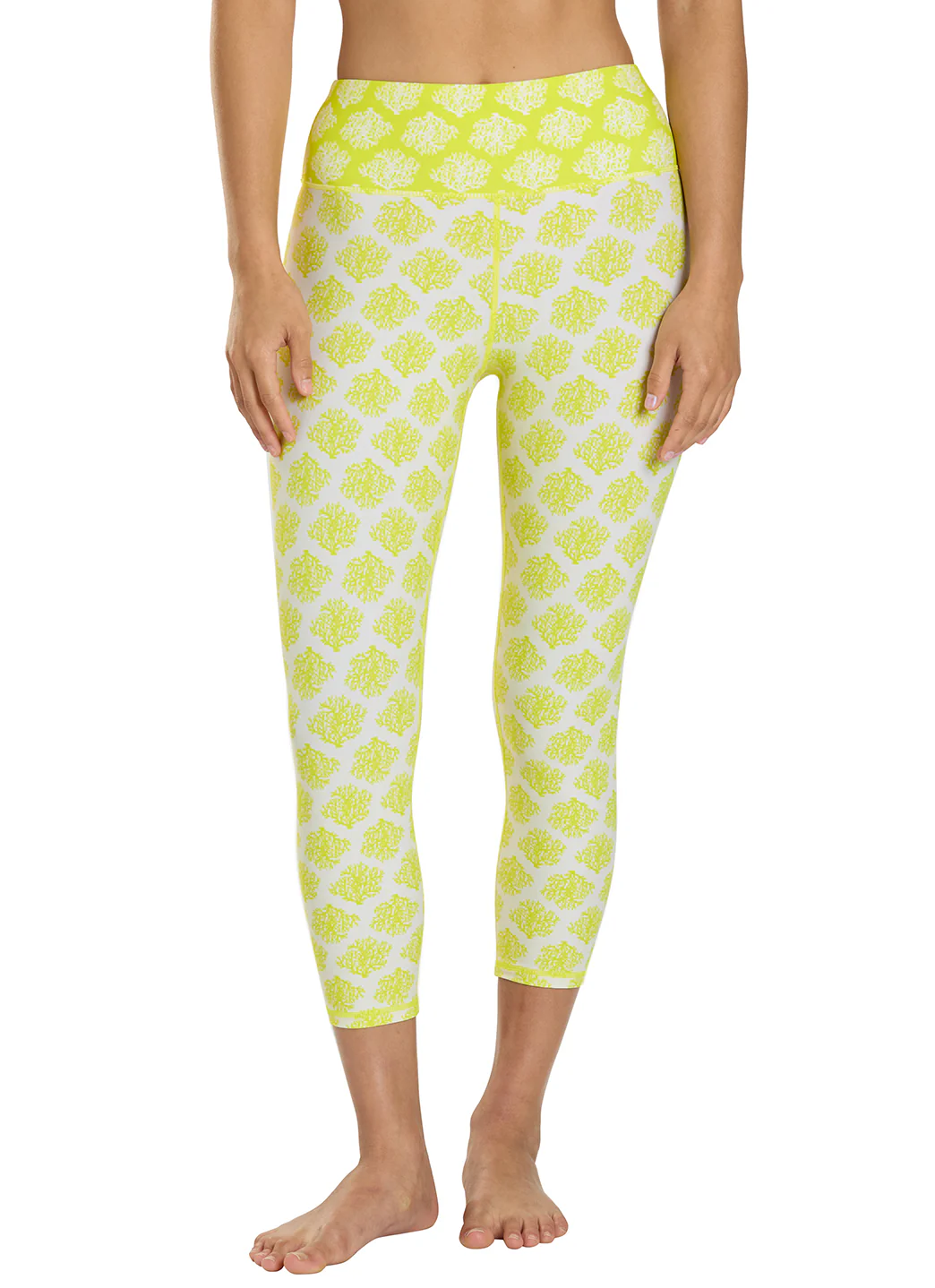 Sporti Active Coral Bloom Swim Capri Legging - Image 2