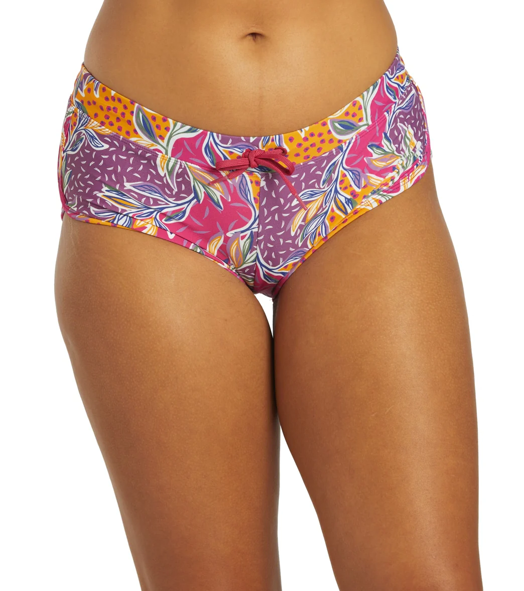 Sporti Active Floral Patchwork Cheeky Boyshort Swim Bottom - Image 6