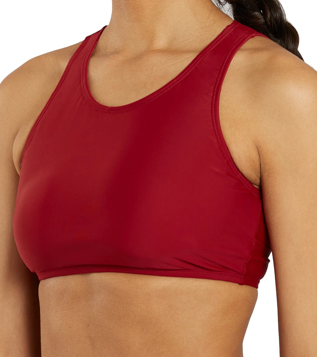 Sporti Active High Neck Crop Bikini Top - Image 15
