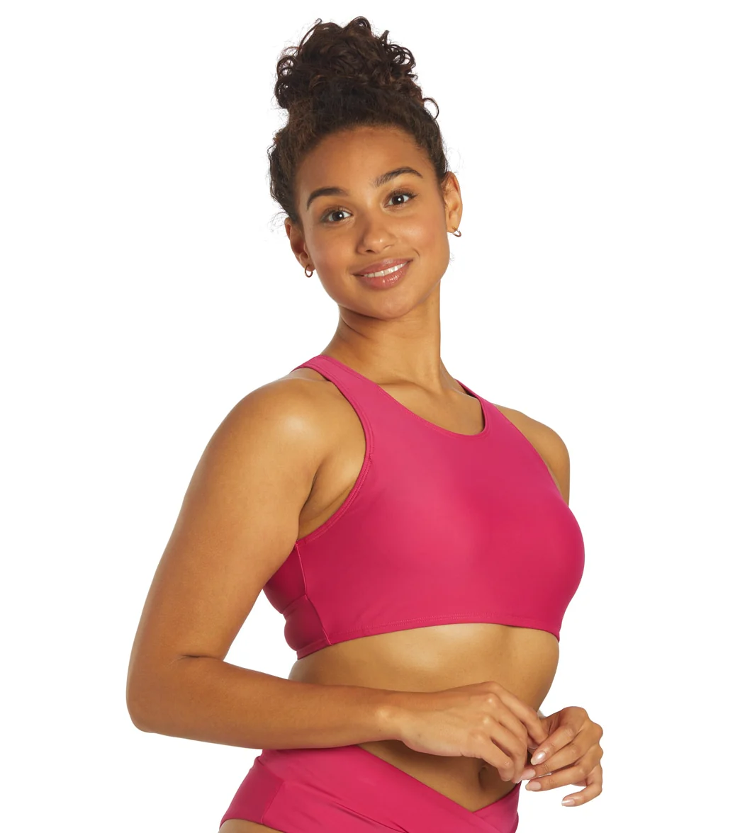 Sporti Active High Neck Crop Bikini Top - Image 68