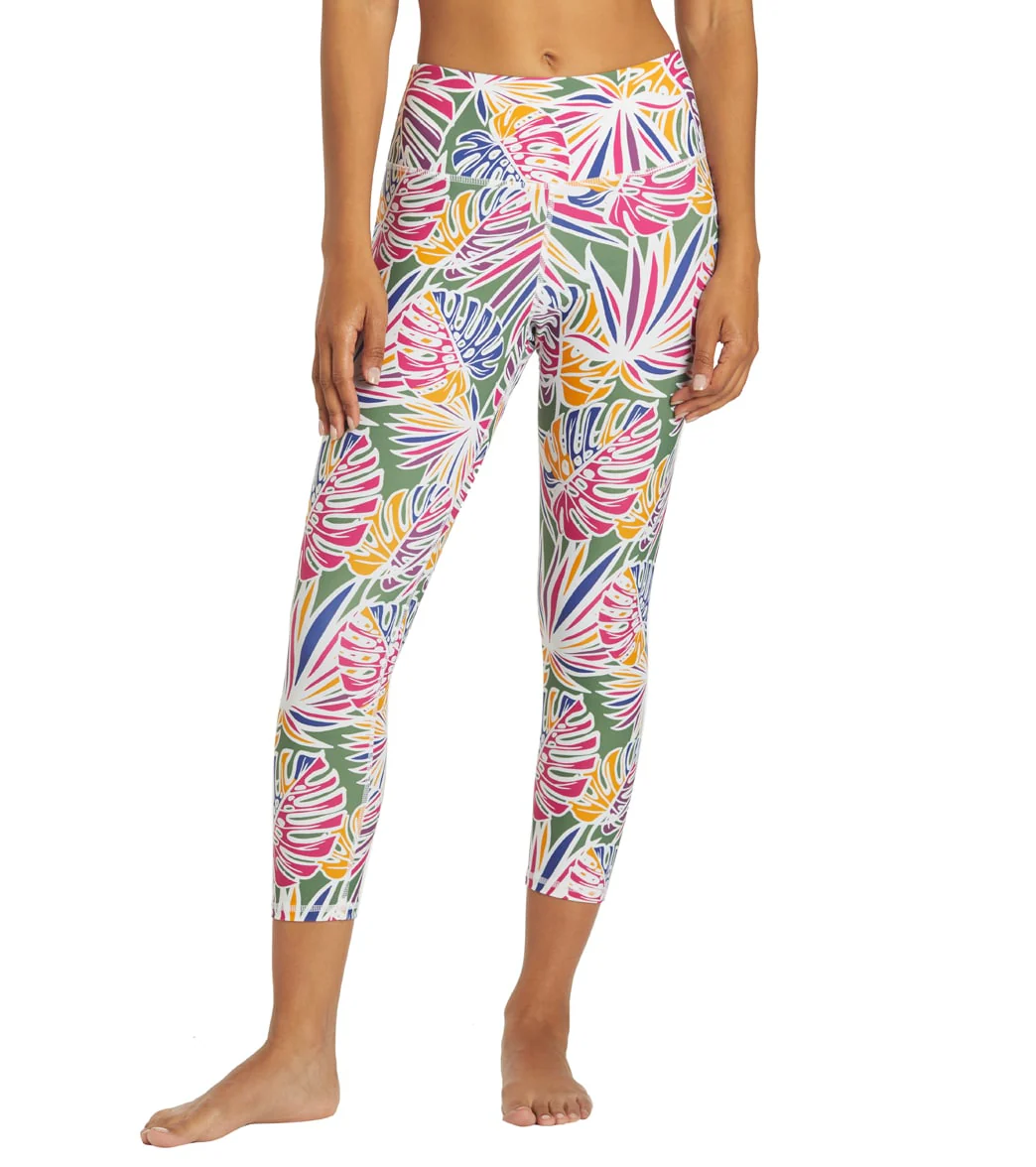 Sporti Active Tropical Palm Swim Capri Legging - Image 2