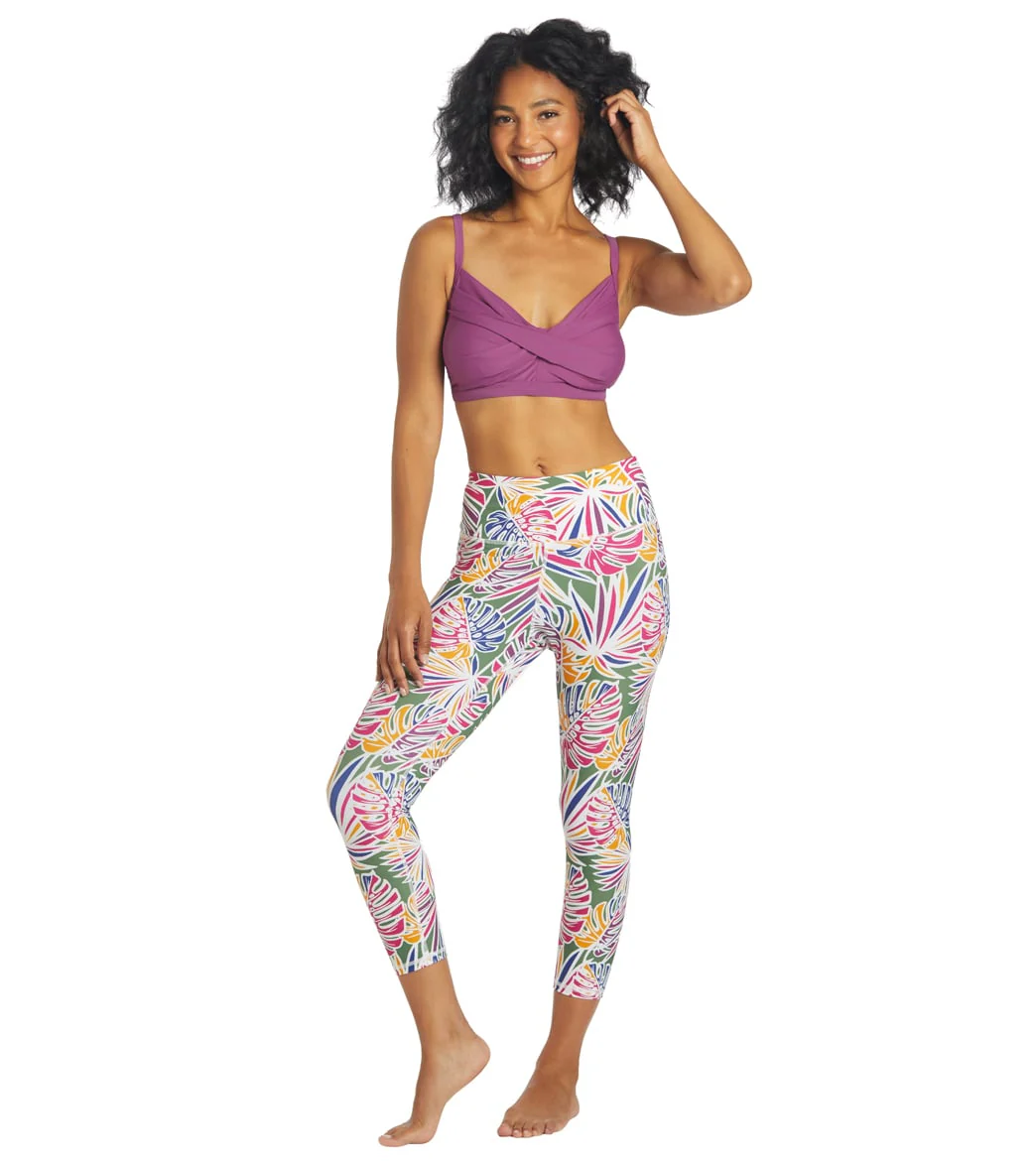 Sporti Active Tropical Palm Swim Capri Legging - Image 8