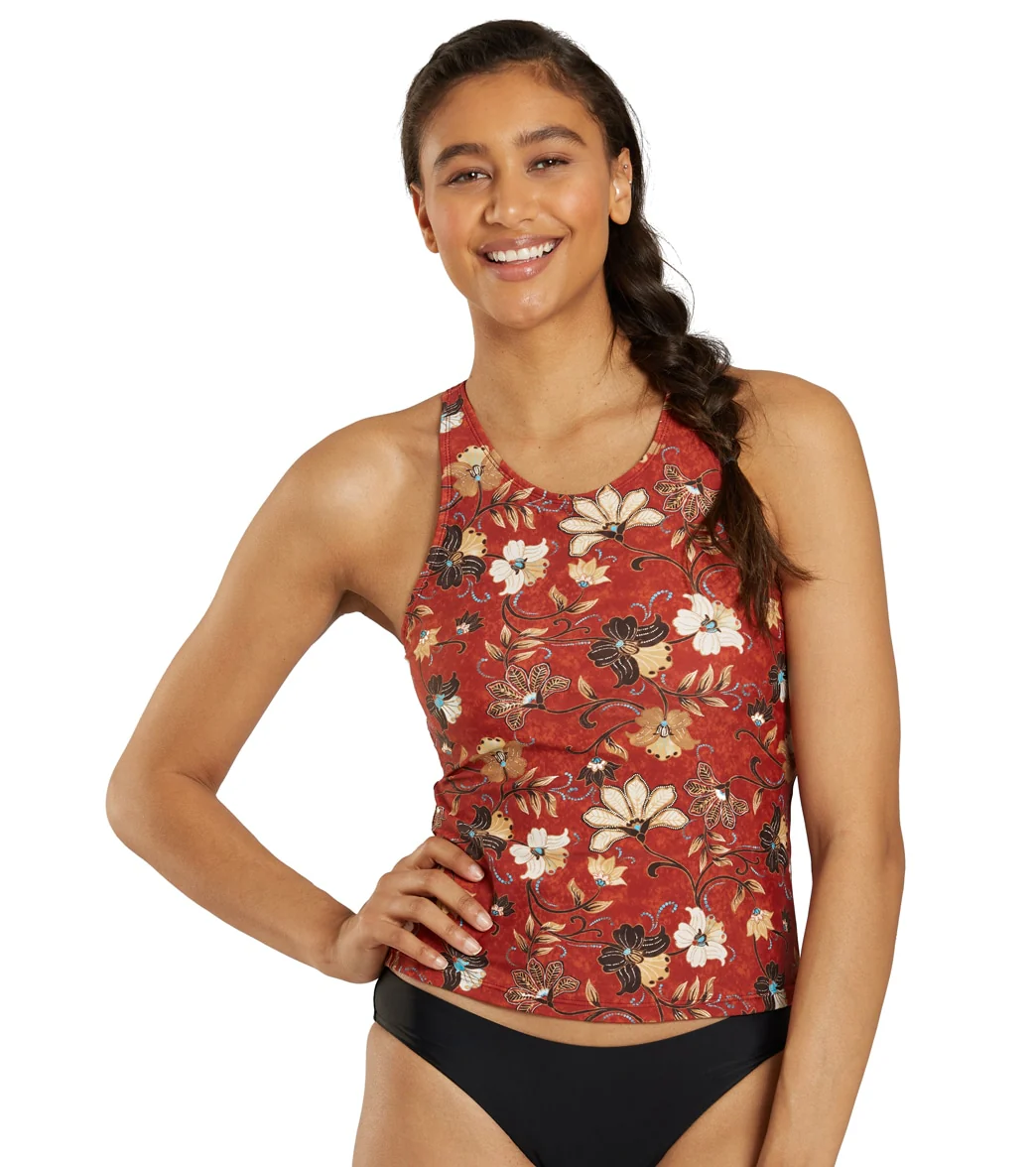 Sporti Active Vintage Bali High Neck Tankini Top - Image 13