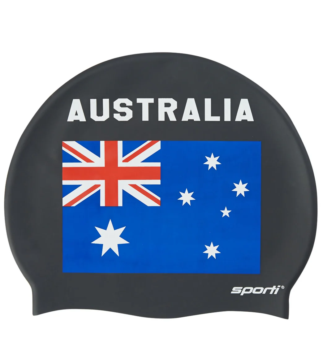 Sporti Australia Silicone Swim Cap - Image 4