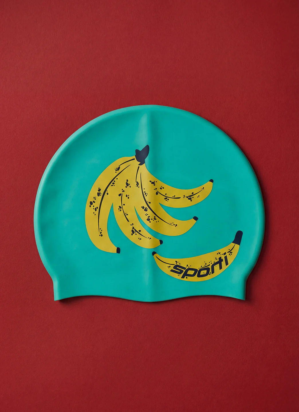 Sporti Bananas Silicone Swim Cap - Image 3